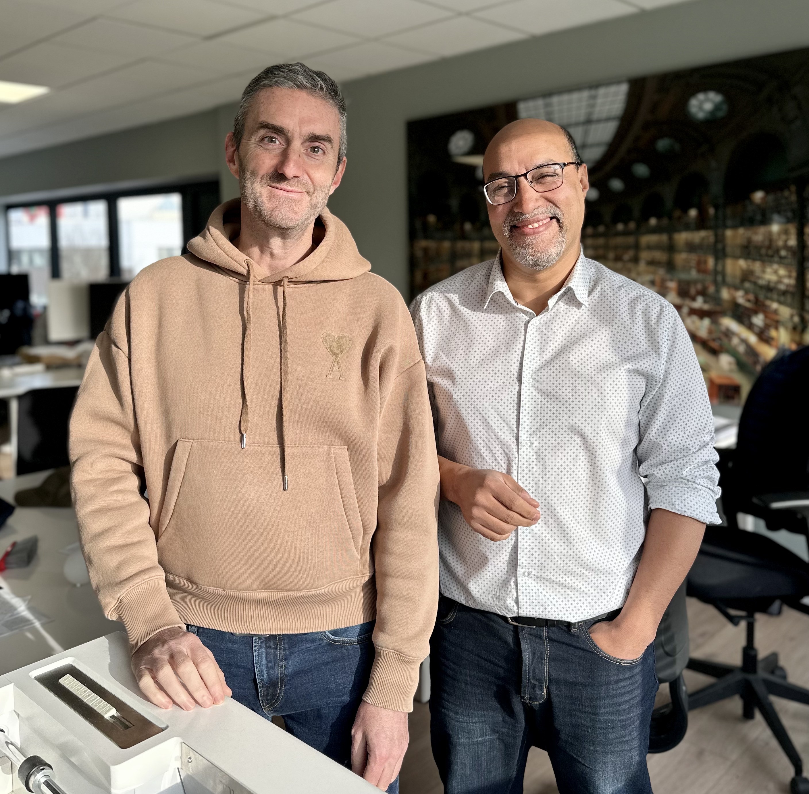 Laurent Kocinski et Mohamed Hadiri, fondateurs de Meelo.